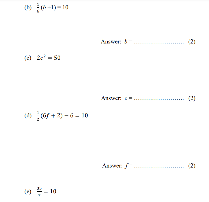 汤布里奇公学Tonbridge school year9数学入学考试笔试题库